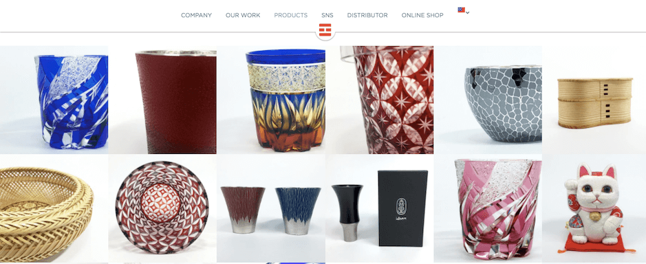 items neatly organized on an online store items neatly organized on an online store